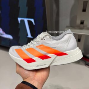 ADIDAS Adizero Adios Pro 4 _White Lucid Orange